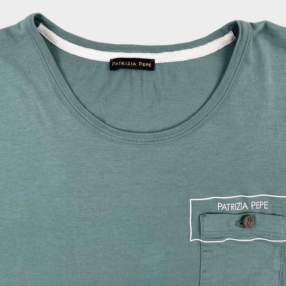 PATRIZIA PEPE 売れ筋商品|||パトリツィア ペペ Tシャツ トップス レディース Tops Blue Patrizia Pepe Sale: T-Shirt and Top Elegant Woman